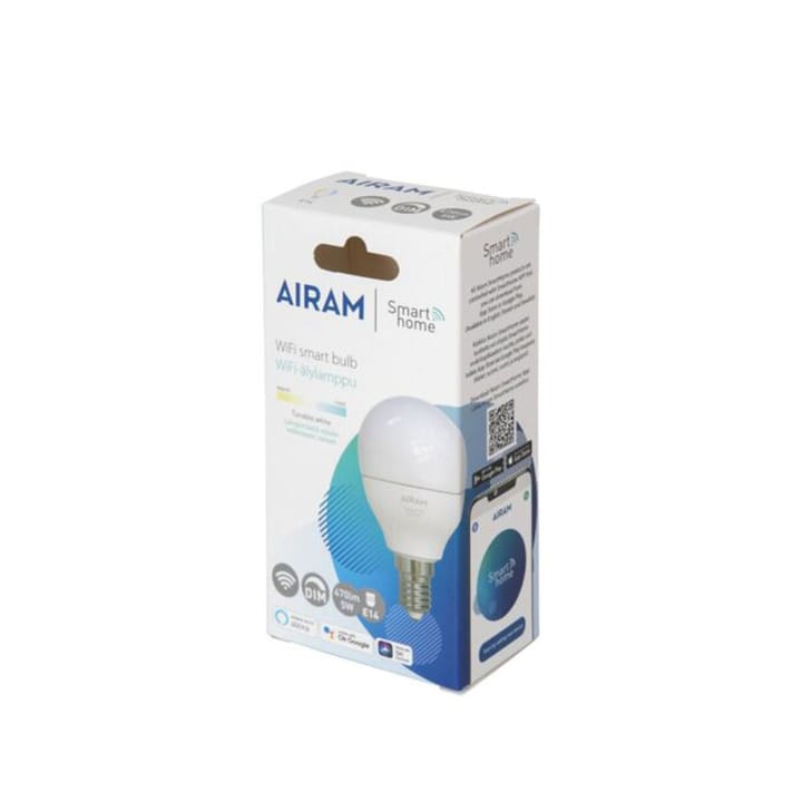 Airam Smart Home LED-globe light source, White e14, 5w Airam