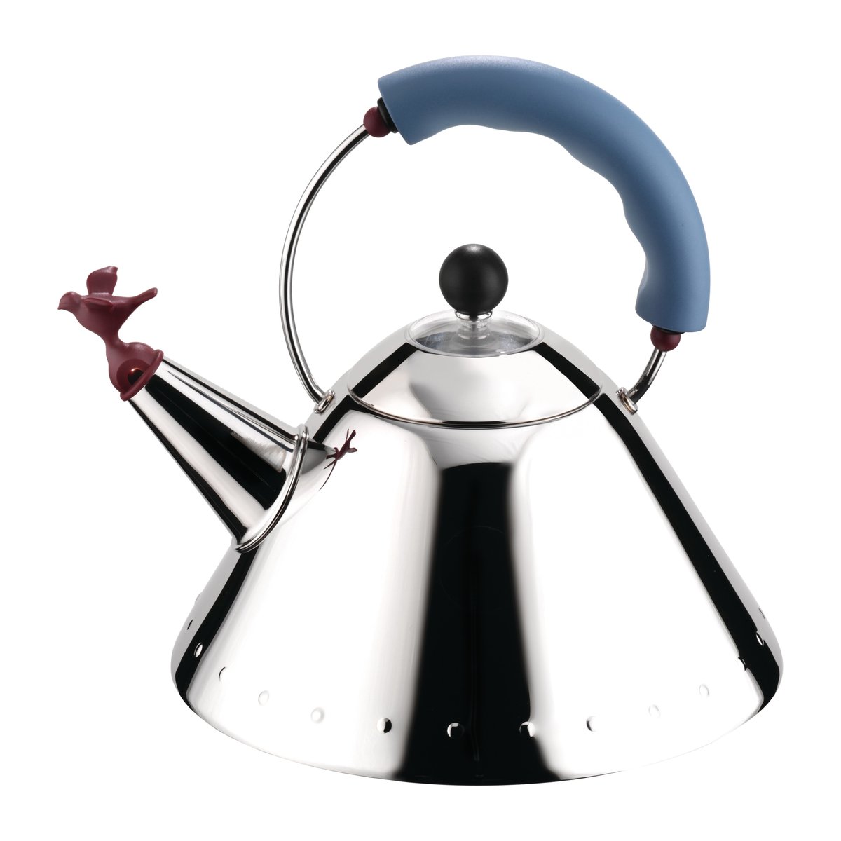 Alessi Alessi 9093 kettle Light blue-bird