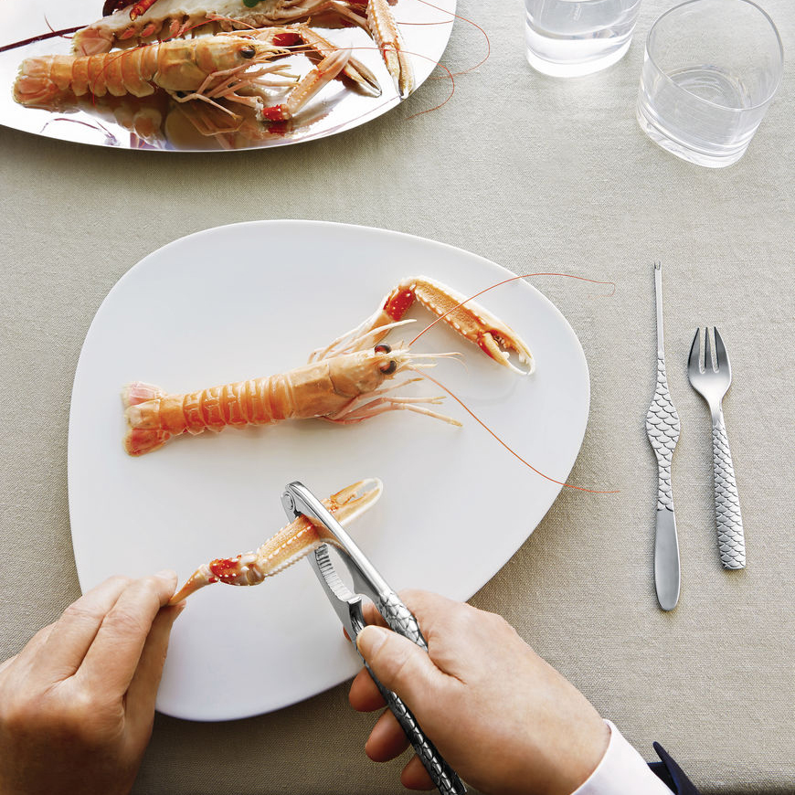 Colombina Fish seafood fork 4-pack from Alessi - NordicNest.com