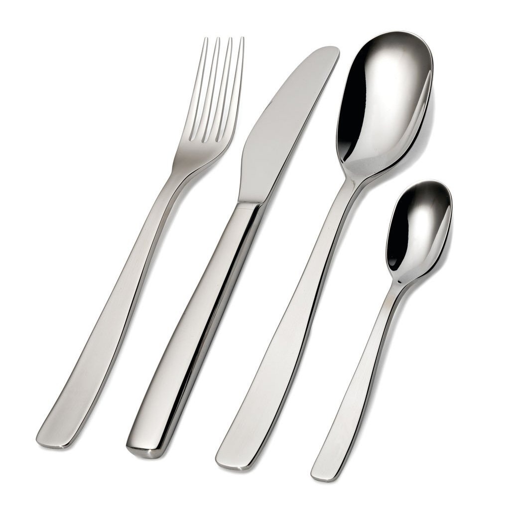 Alessi KnifeForkSpoon cutlery 24-pack Stainless steel