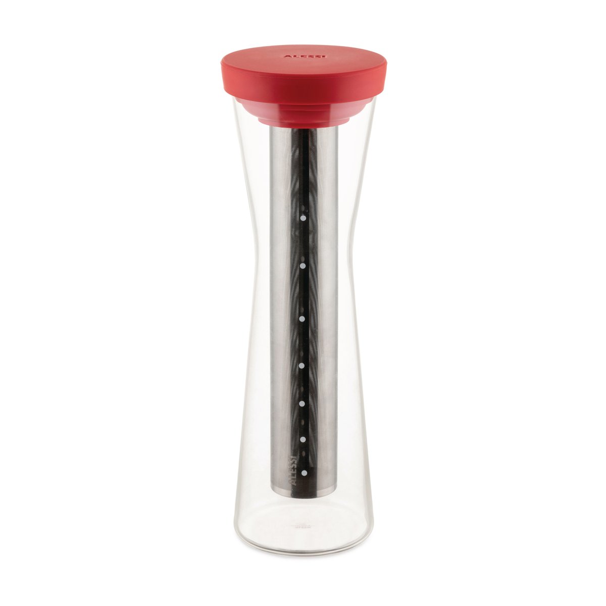 Alessi Mazagran carafe for cold brew coffee Red | Scandinavian Design | Red