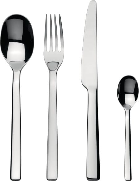 Ovale cutlery set 24 pieces - Stainless steel - Alessi