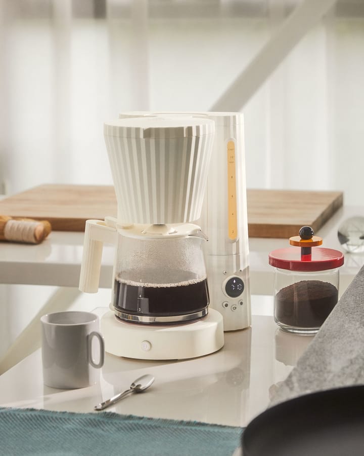 Plissé coffee maker, White Alessi