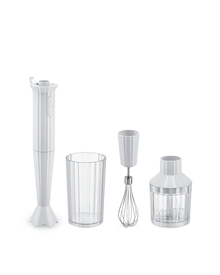 Plissé Hand blender set - White - Alessi