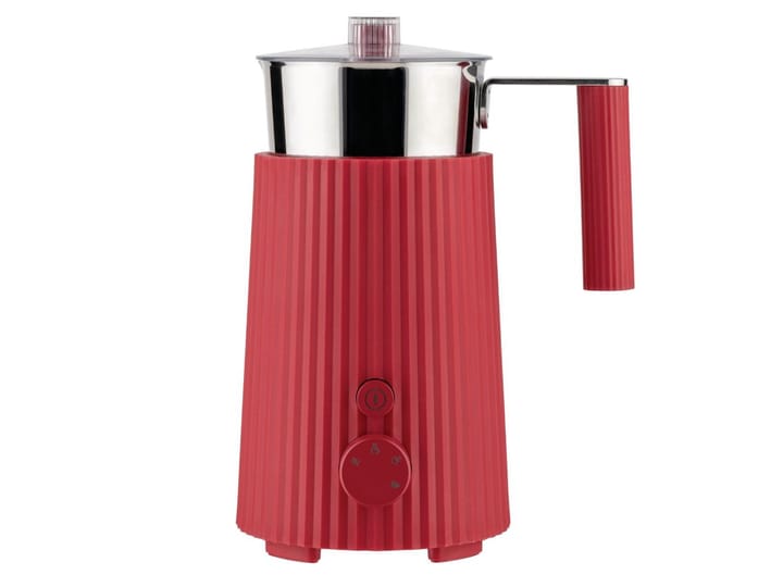 Plissé Milk Frother 35 cl, Red Alessi