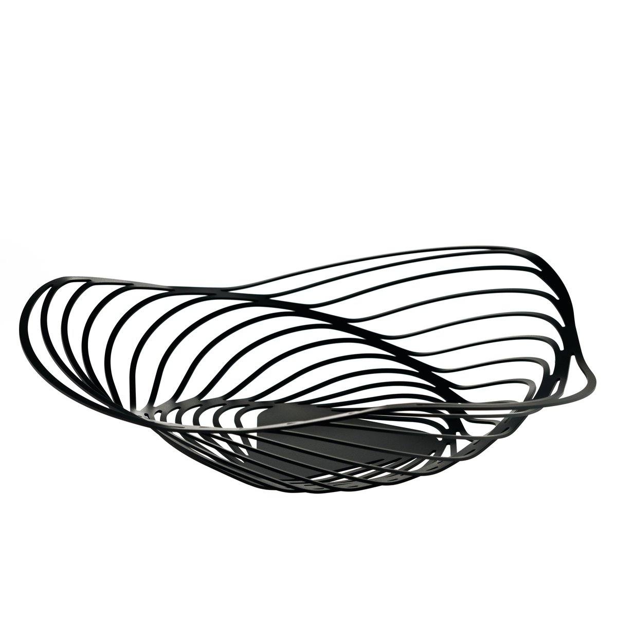 Alessi Trinity fruit basket 43 cm Black