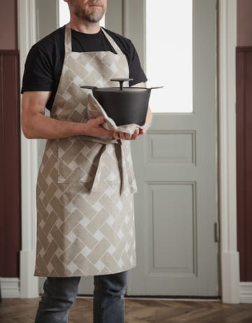 Basket XL apron - Natural taupe - Almedahls