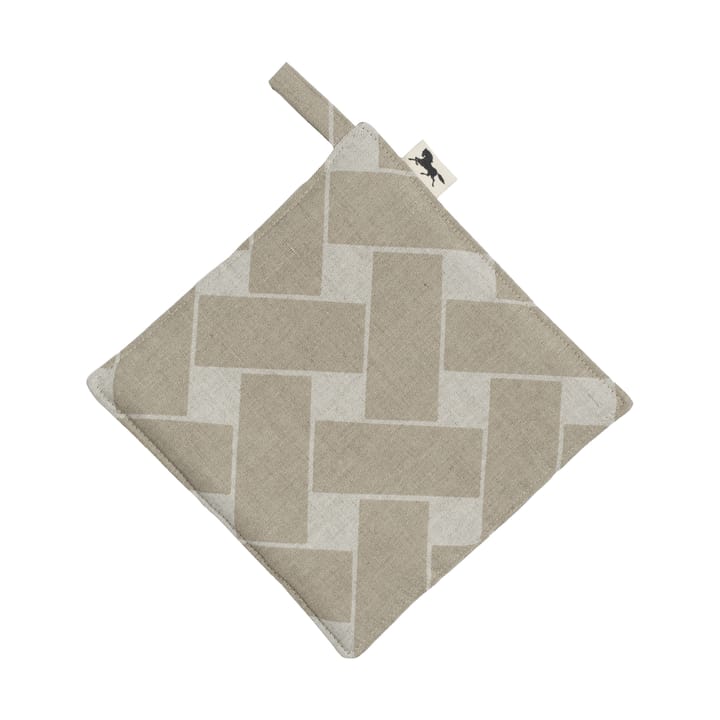 Basket XL pot holder 23x23 cm - Natural taupe - Almedahls