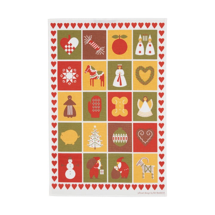 Julhuset kitchen towel - 47x70 cm - Almedahls