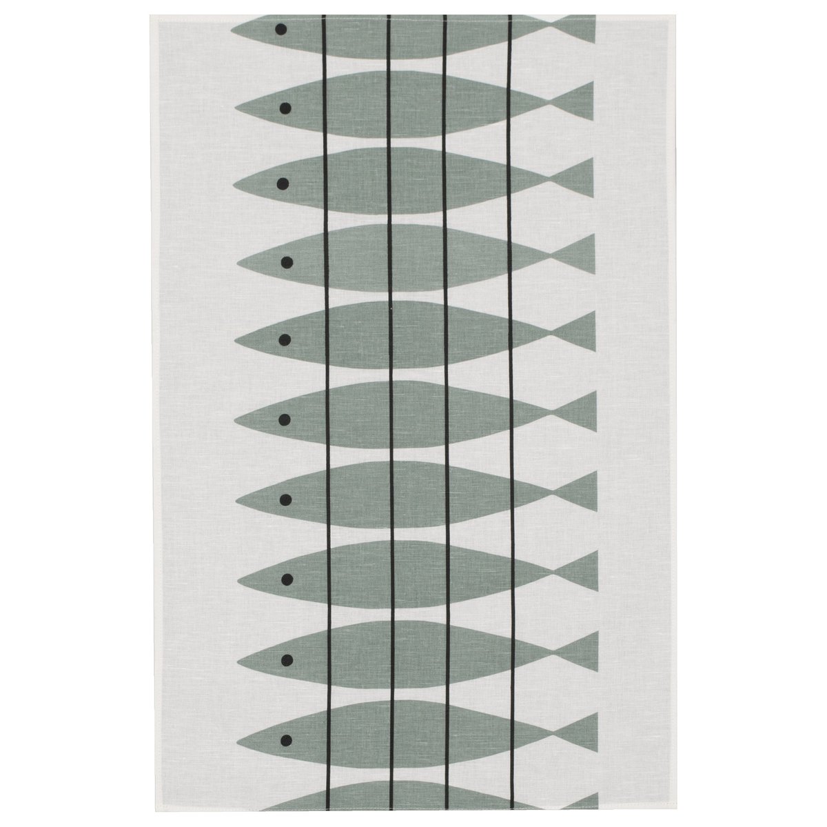 Almedahls Sill kitchen towel Green-grey | Scandinavian Design | Kitchen tea towels | Grey