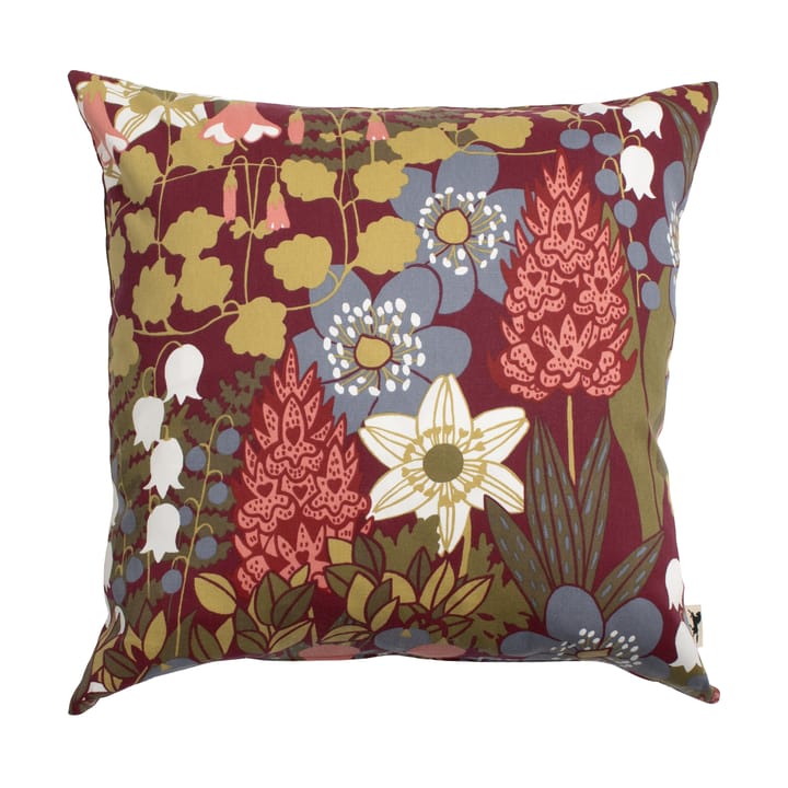 Skogen cushion cover 47x47 cm - Wine red - Almedahls