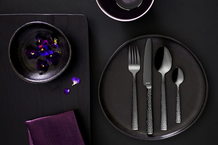 Felicity cutlery set 24 pieces, Black Amefa