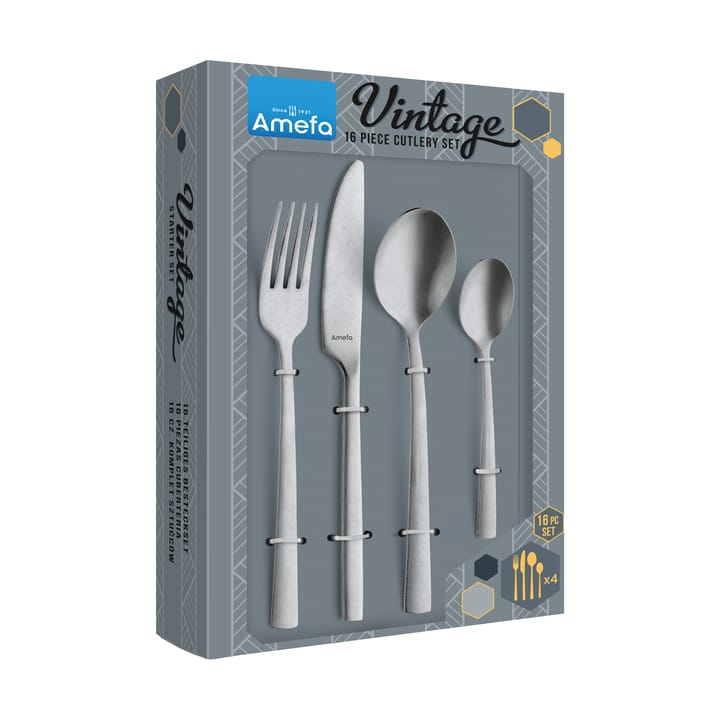 Manille Vintage cutlery set 16 pieces - Stainless steel - Amefa