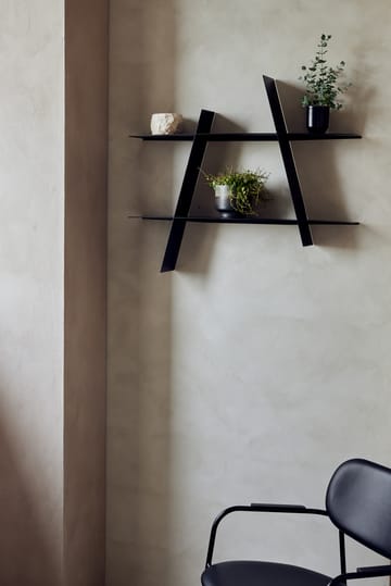 A-Shelf wall shelf Large 78x12x67 cm - Black - Andersen Furniture