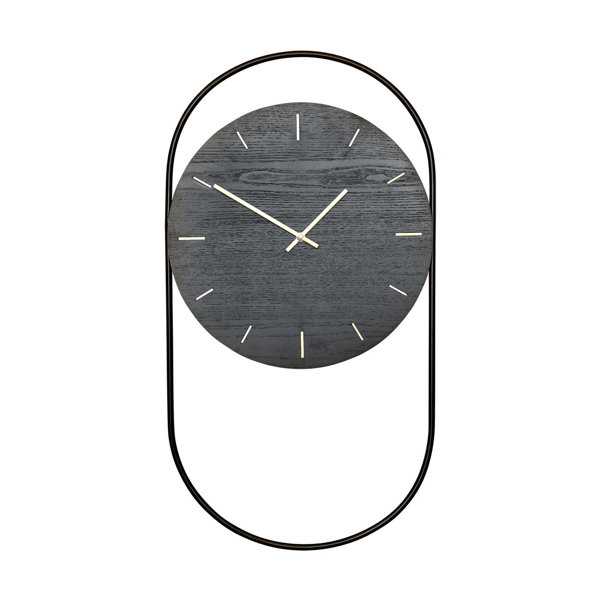 Andersen Furniture A-Wall wall clock 41x76 cm Black-brass