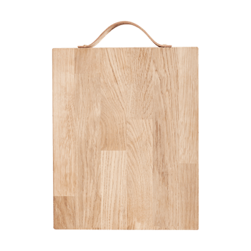 Andersen cutting board with leather handle Medium 24x30 cm - Oak - Andersen Furniture