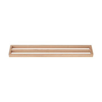 Andersen towel rack double 73,5 cm - Lacquered oak - Andersen Furniture