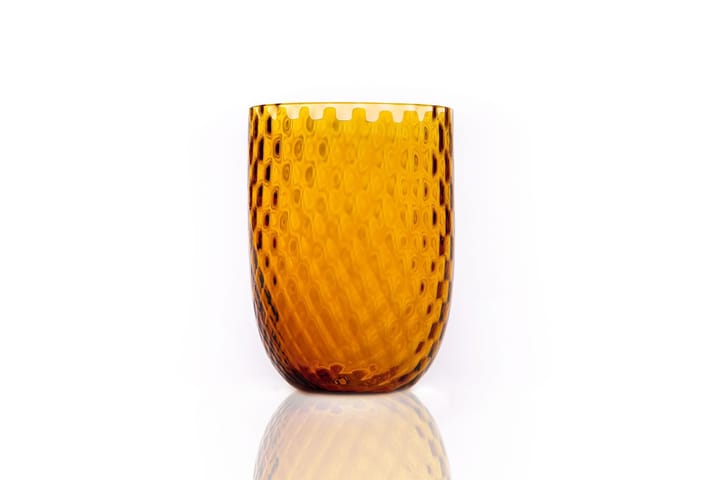 Harlequin drinking glass 25 cl - Amber - Anna Von Lipa