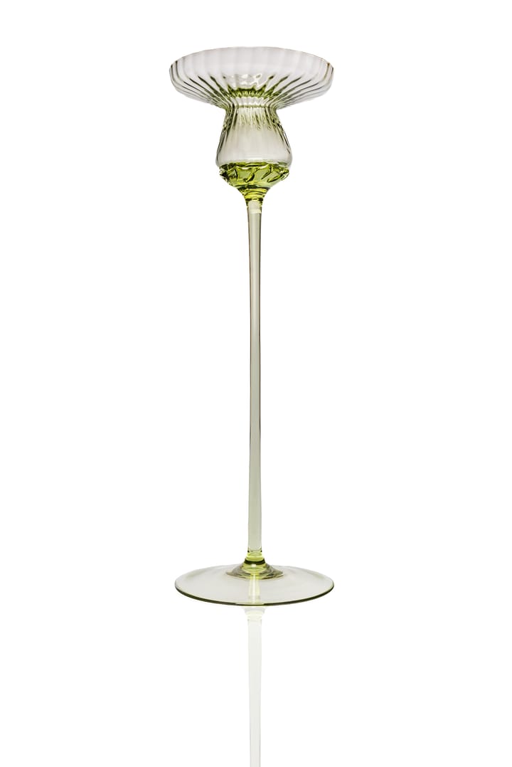 Tulipán candlestick 25 cm - Olivegreen - Anna Von Lipa