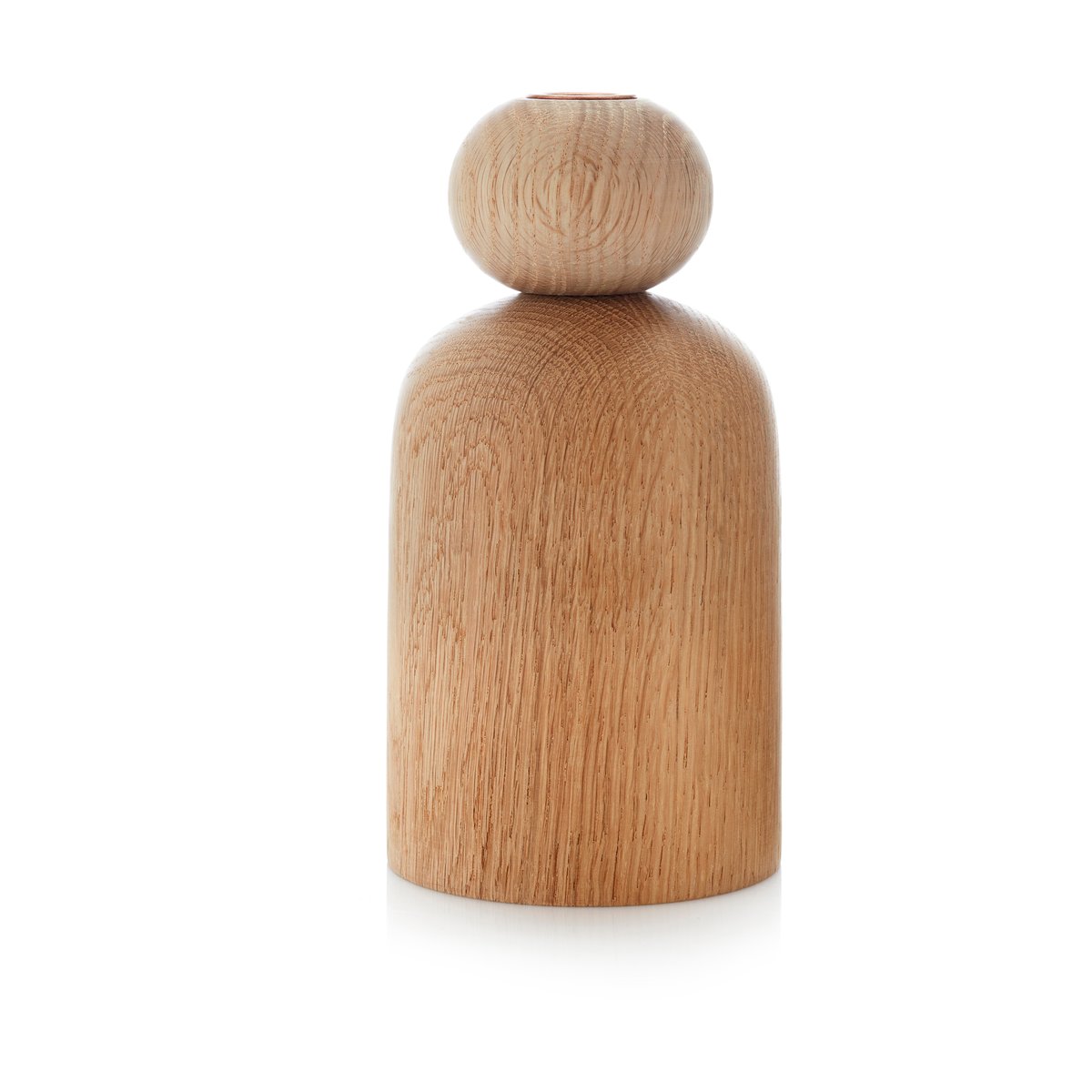 Applicata Shape ball vase Oak