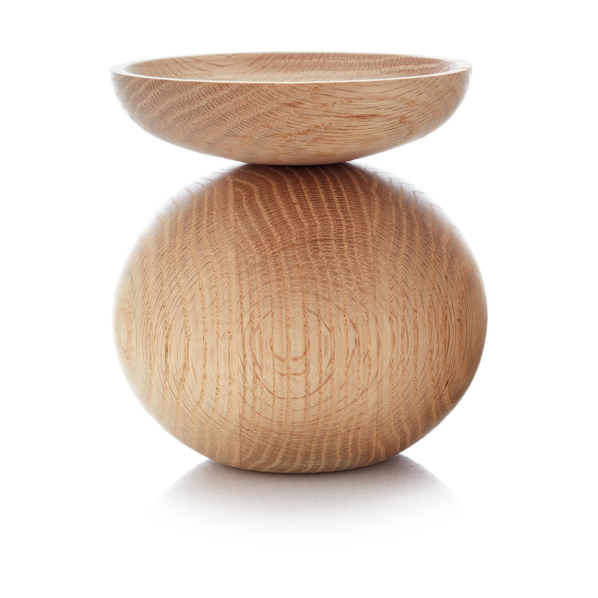 Applicata Shape bowl vase Oak