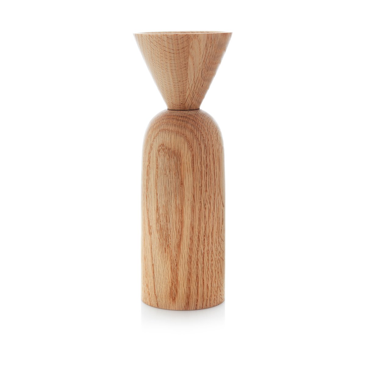 Applicata Shape cone vase Oak