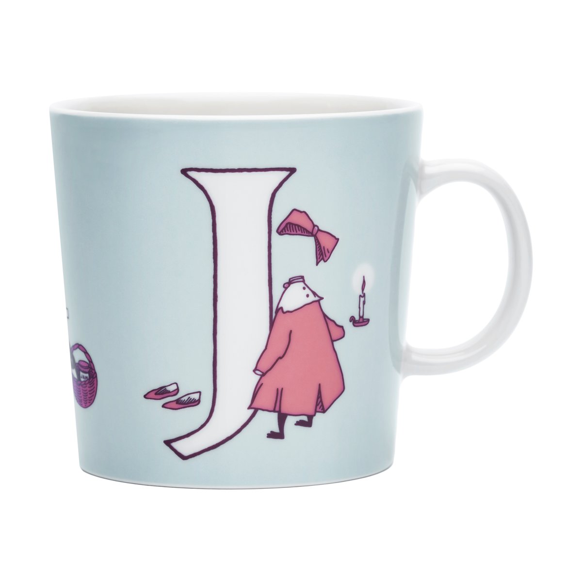 Arabia ABC Moomin mug 40 cl J | Scandinavian Design | Moomin mugs | Blue