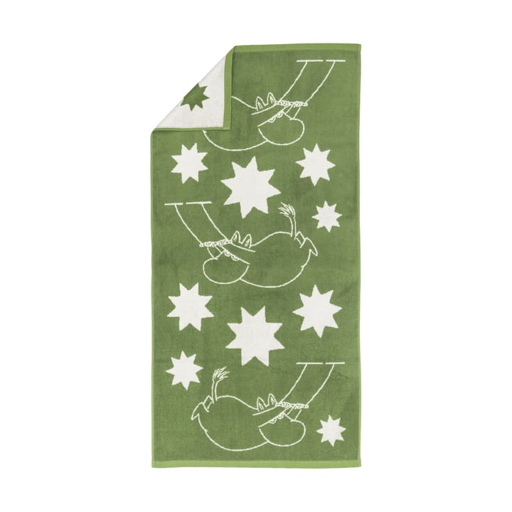 Moomin bath towel 70x140 cm - stars green - Arabia