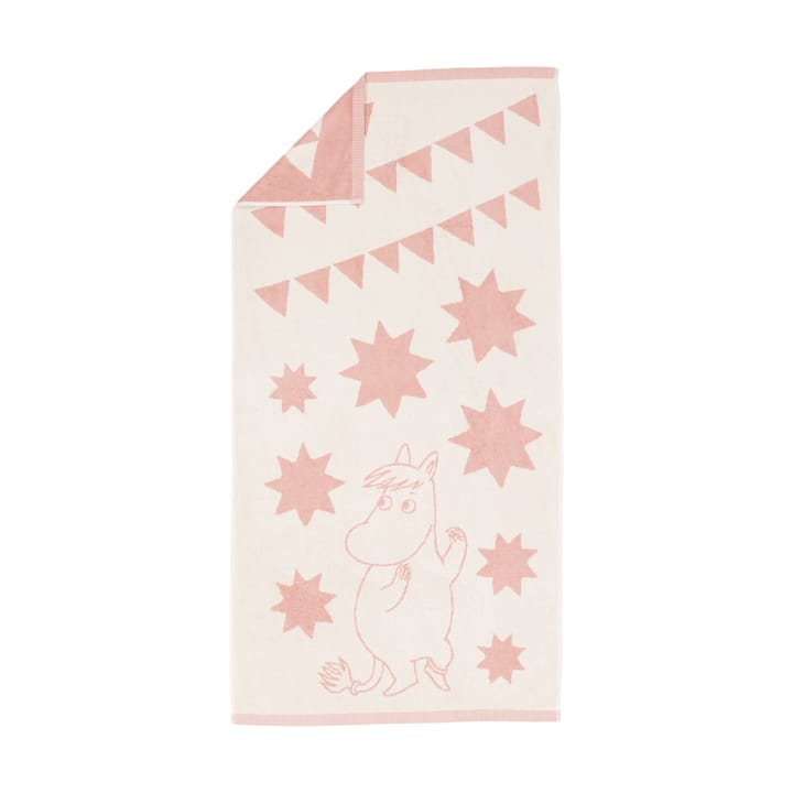 Moomin bath towel 70x140 cm - stars pink - Arabia