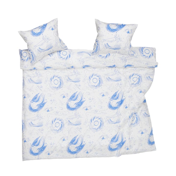 Moomin bedding set 240x210 cm, Comet Blue-White Arabia