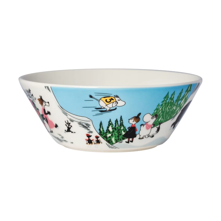 Moomin bowl winter 2024 Ski jumping - Ø15 cm - Arabia