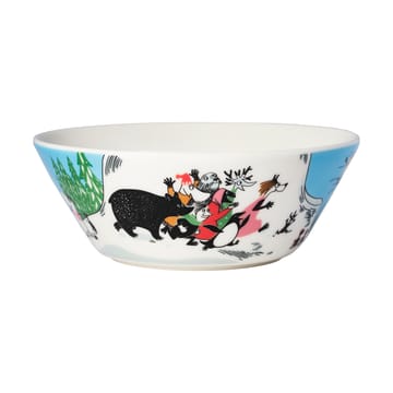 Moomin bowl winter 2024 Ski jumping - Ø15 cm - Arabia