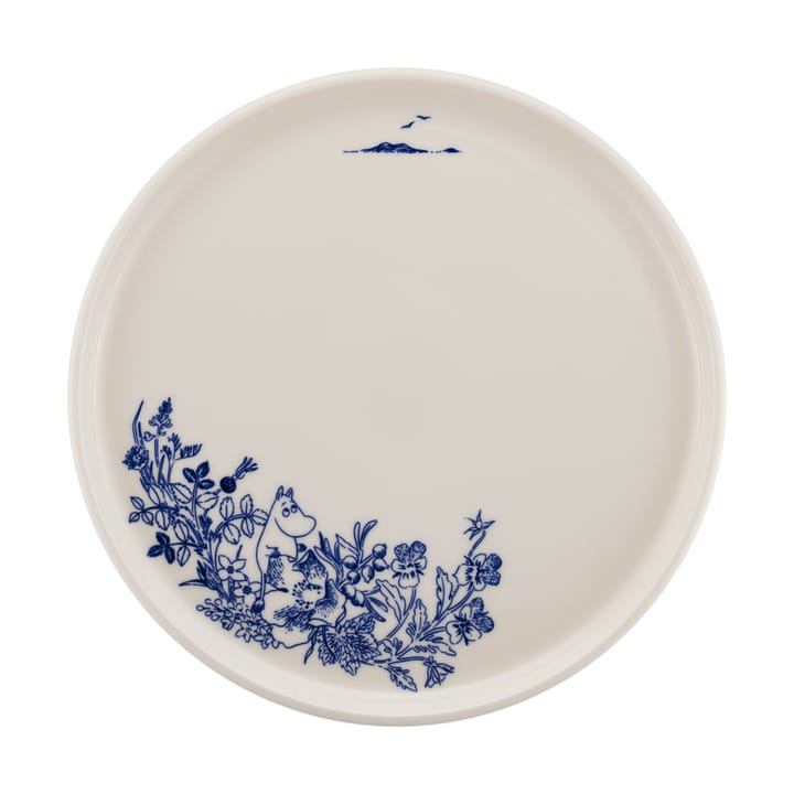 Moomin Haru plate Ø25 cm - Blue-white - Arabia