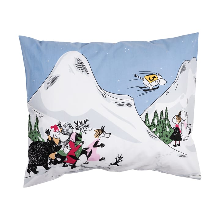 Moomin pillowcase Ski jumping - 50x60 cm - Arabia