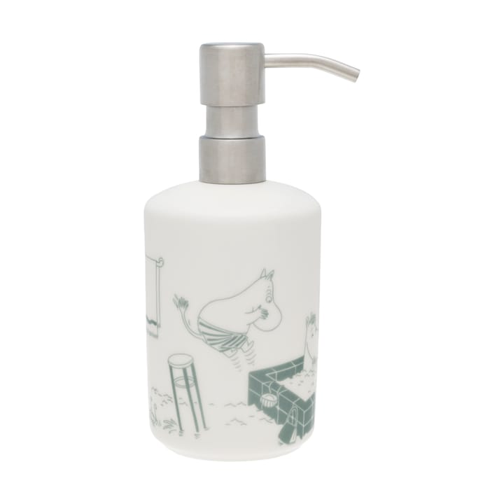 Moomin soap dispenser - Bath time green-white - Arabia