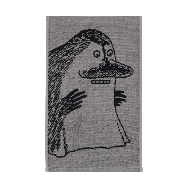 Moomin towel 30x50 cm - Mårran grey - Arabia