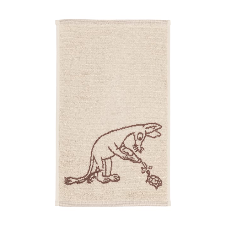 Moomin towel 30x50 cm - Sniff brown - Arabia
