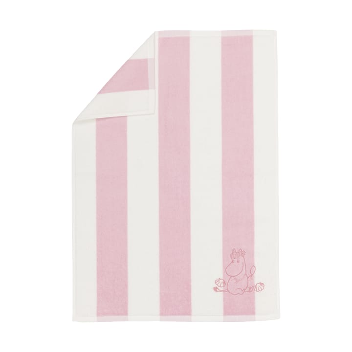 Moomin towel 50x70 cm - Seashell pink-white - Arabia