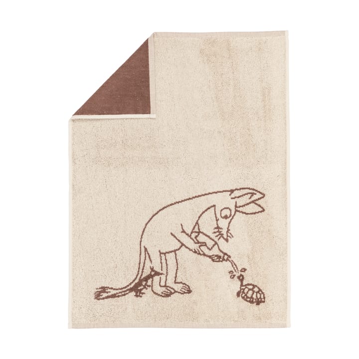 Moomin towel 50x70 cm - Sniff brown - Arabia