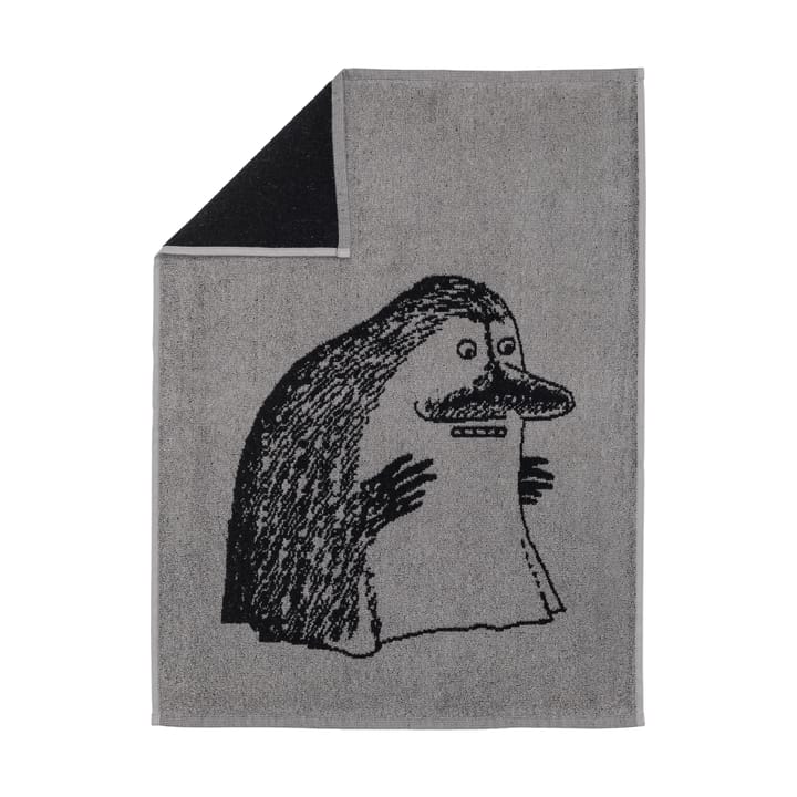 Moomin towel 50x70 cm - The Groke grey - Arabia