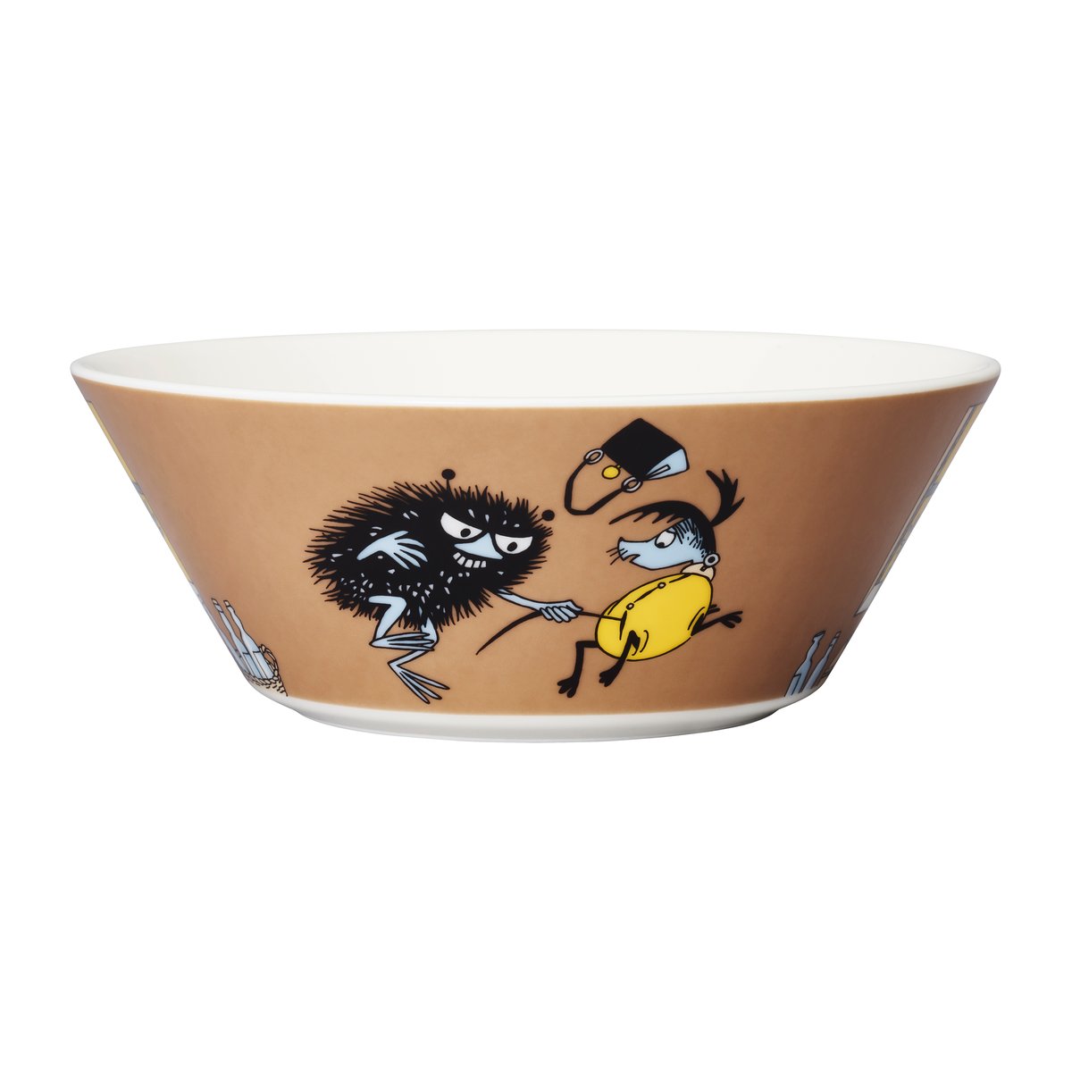 Arabia Stinky in action Moomin bowl Brown | Scandinavian Design | Breakfast bowls | Brown