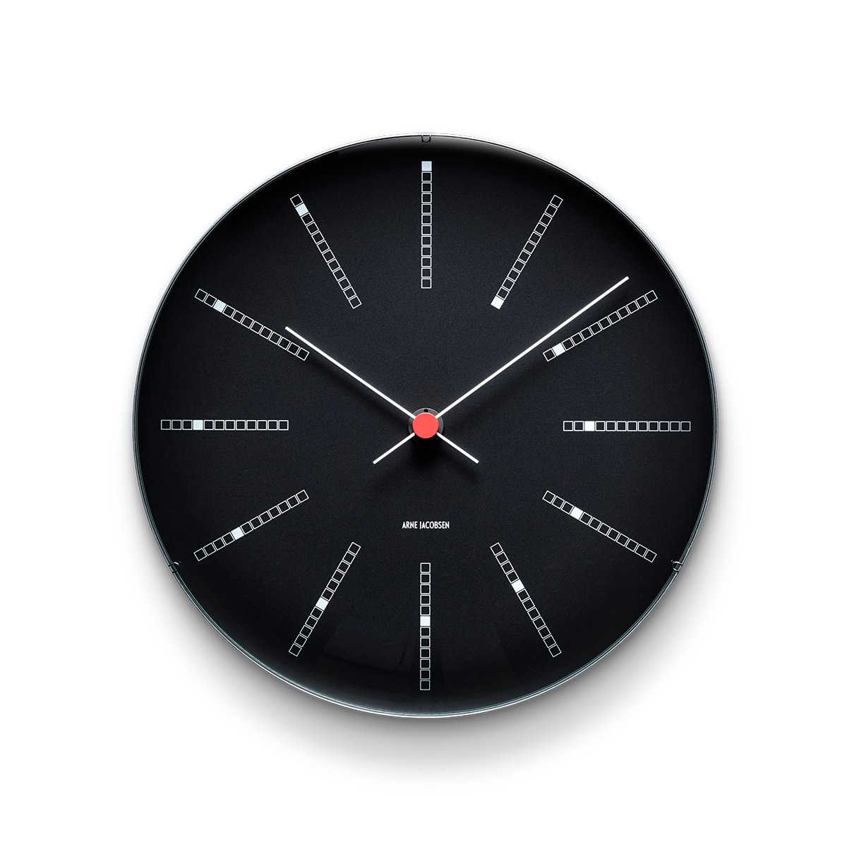 Arne Jacobsen Clocks AJ Bankers clock black Ø 29 cm