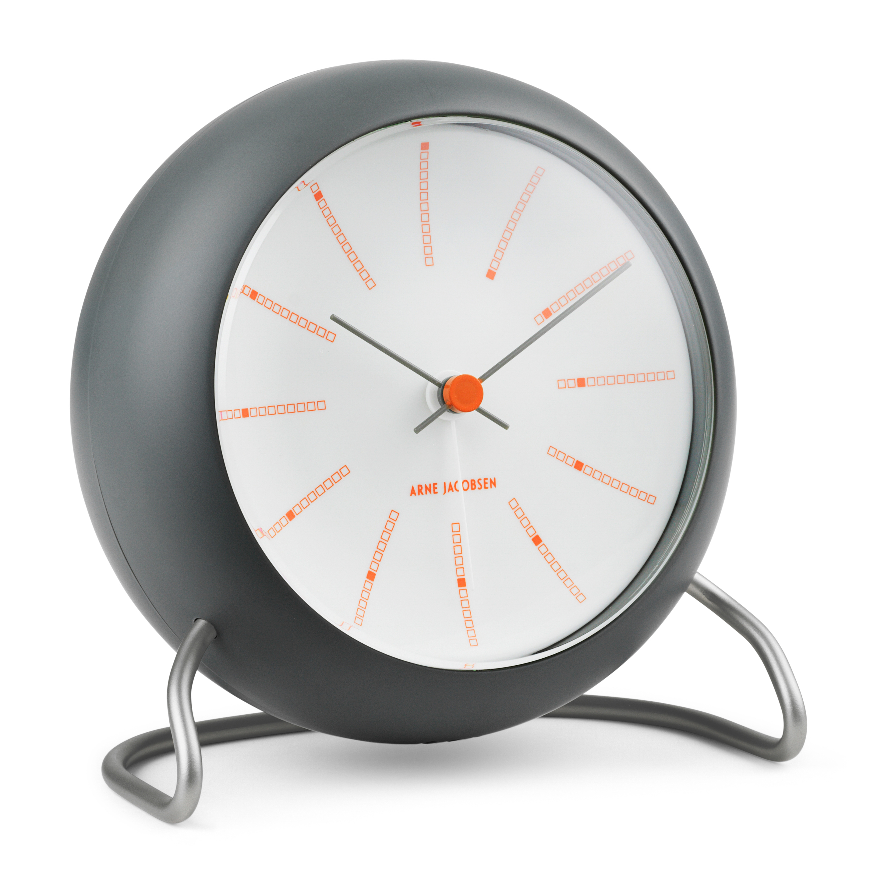 AJ Bankers table clock 11 cm from Arne Jacobsen Clocks