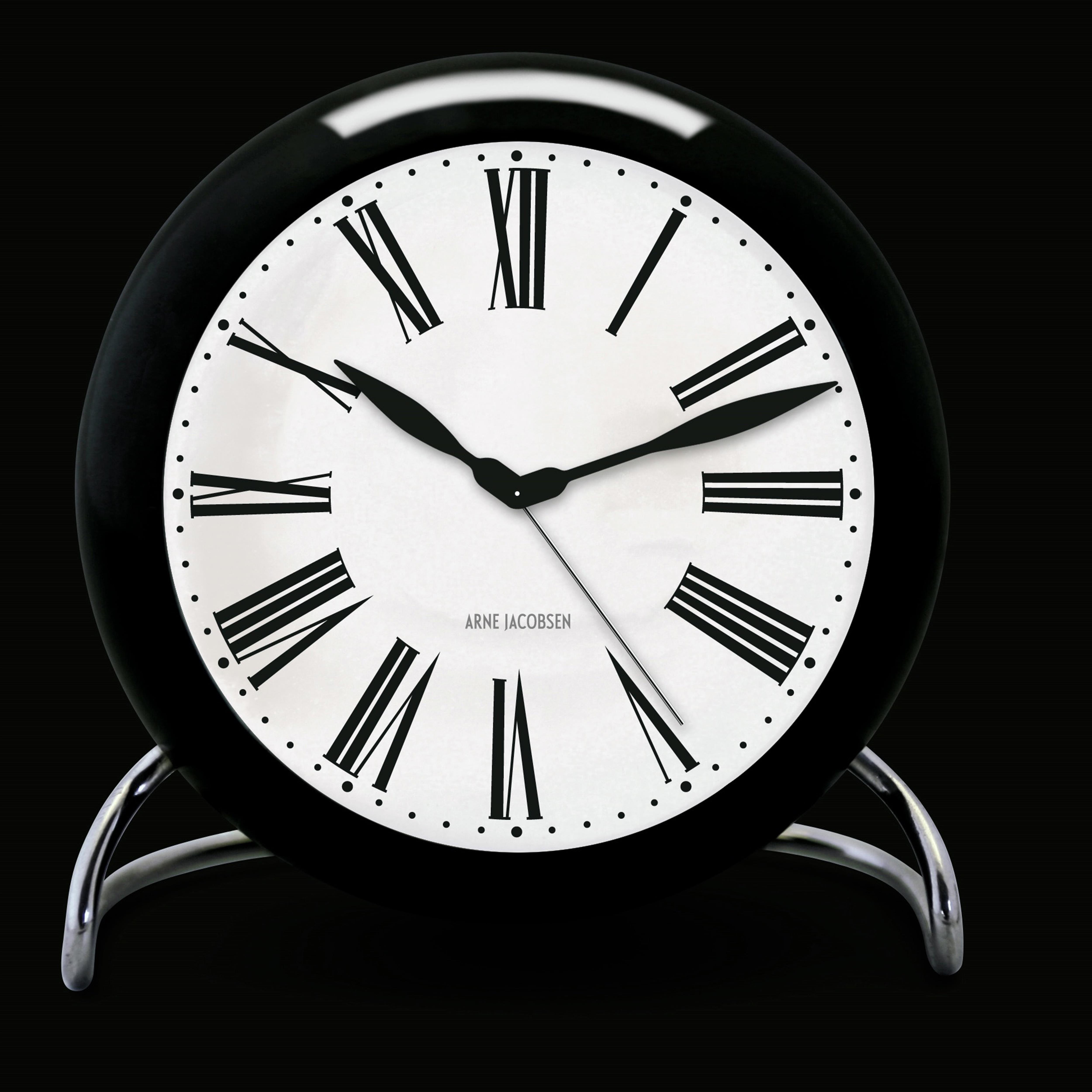 AJ Roman table clock black