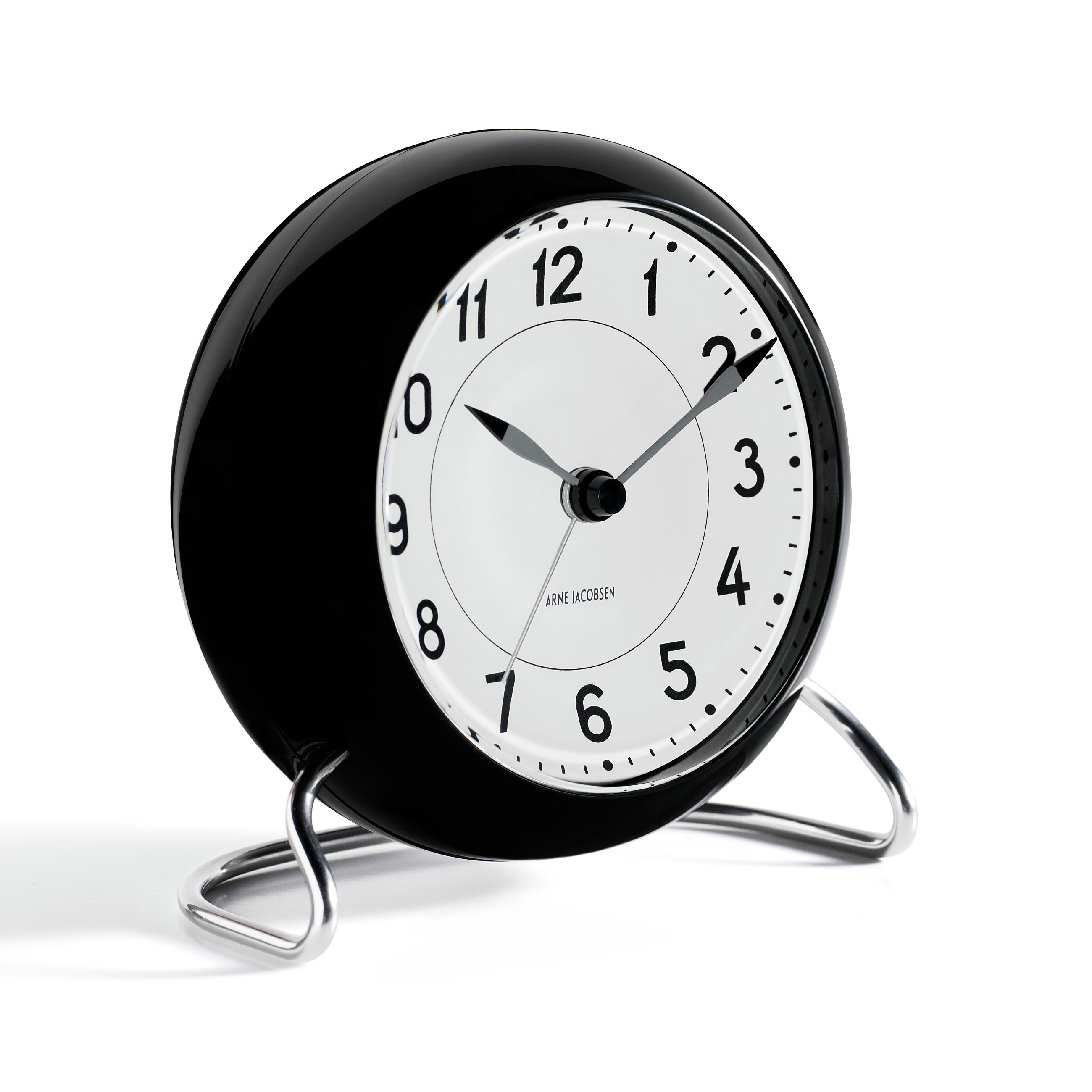 AJ Station table clock black