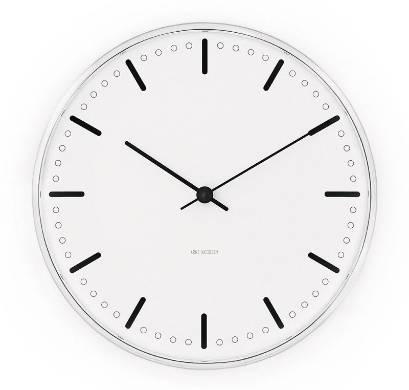 Arne Jacobsen Bankers wall clock from Arne Jacobsen Clocks