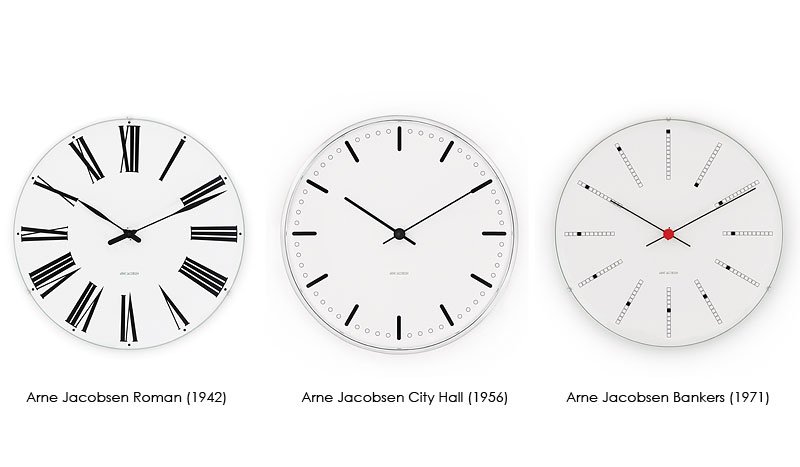Arne Jacobsen City Hall from Arne Jacobsen Clocks - NordicNest.com