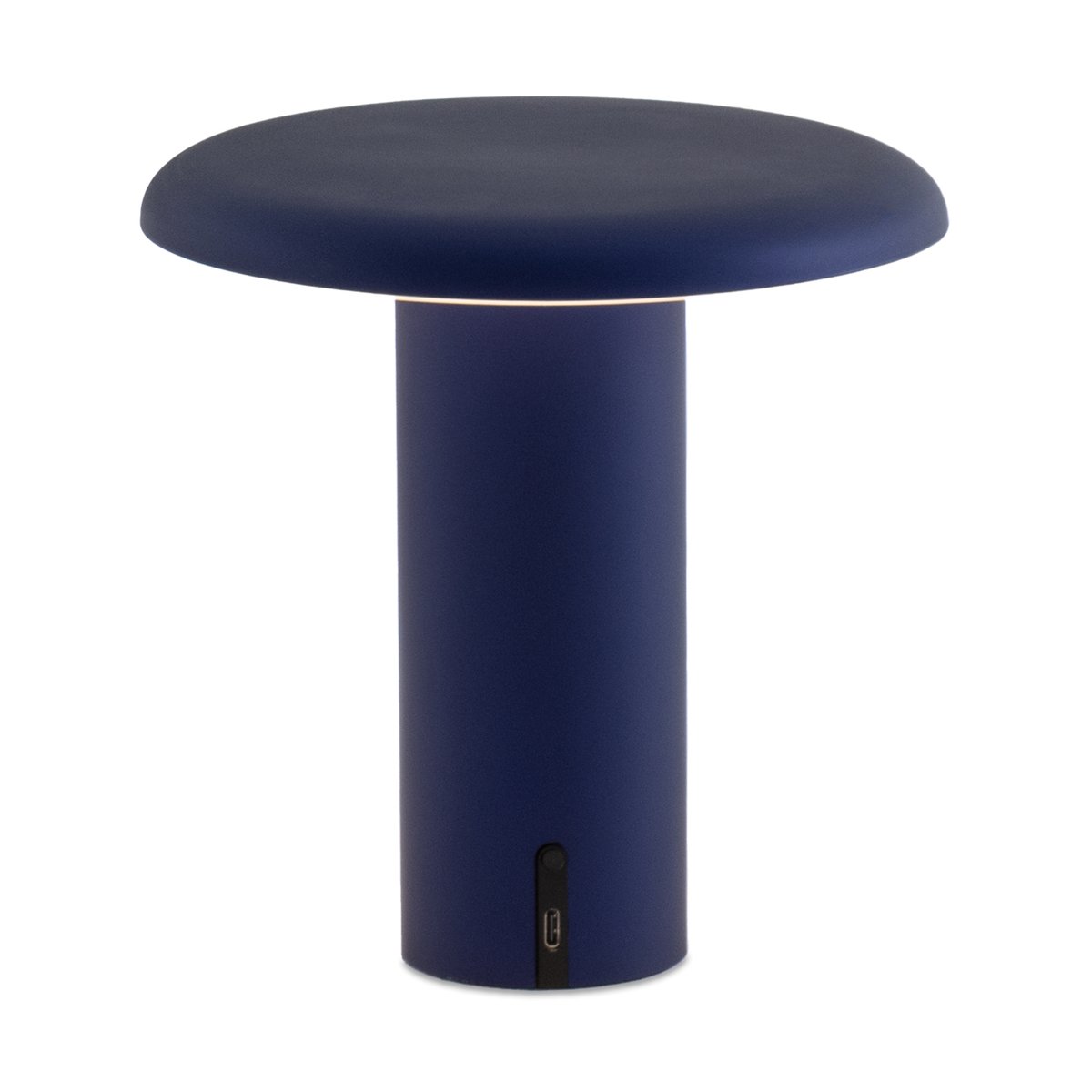 Artemide Takku portable table lamp 19 cm Anodized blue