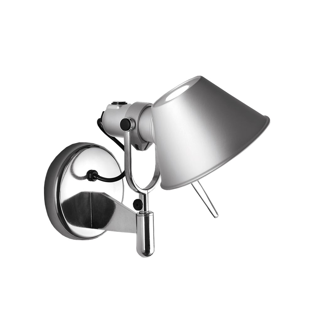 Artemide Tolomeo Faretto wall lamp Aluminium, with on-off button