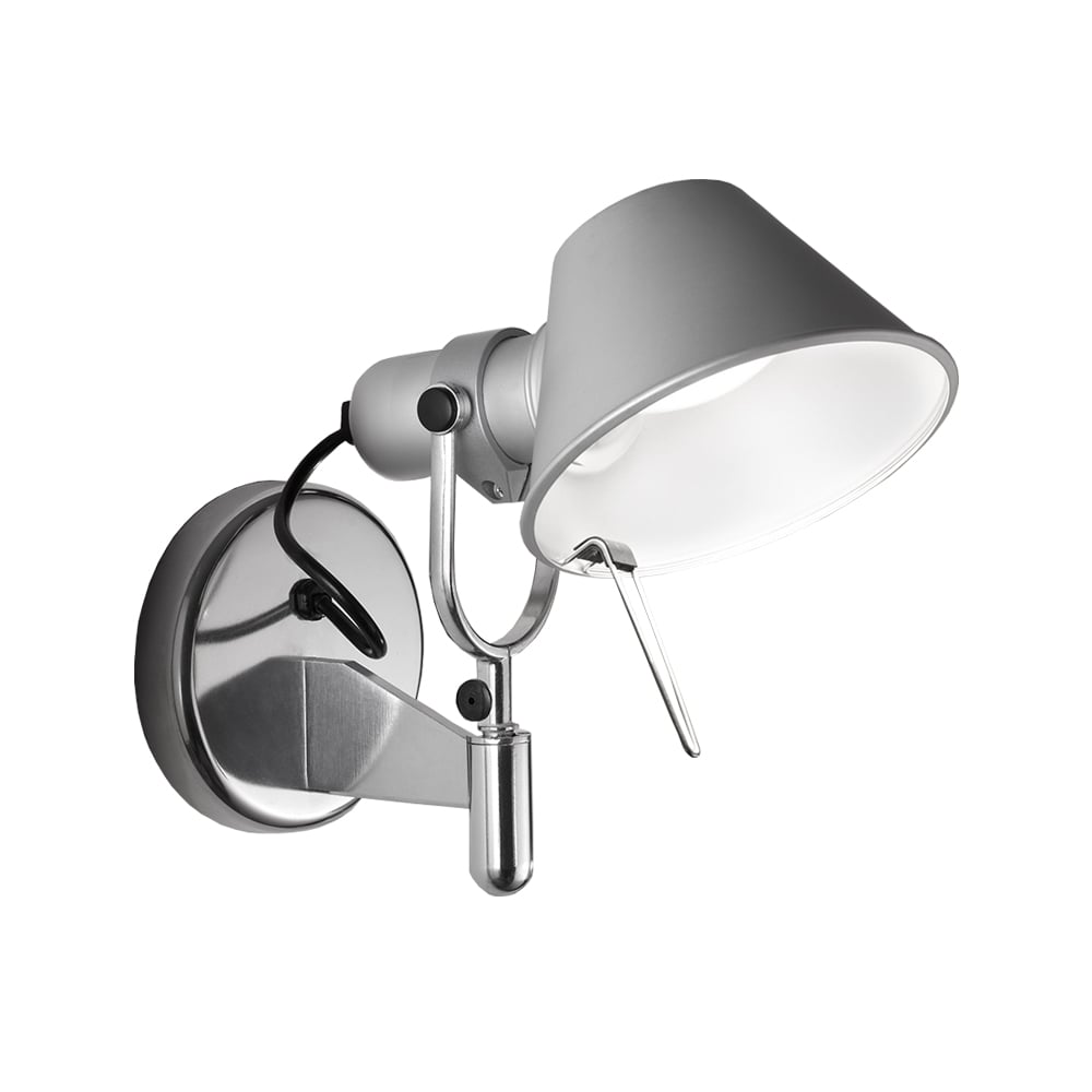 Artemide Tolomeo Faretto wall lamp Aluminium, without on-off button